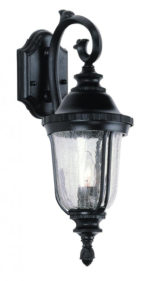 Trans Globe Chessie 20 In. 1 Light Crackle Glass Coach Model: 4020 BG