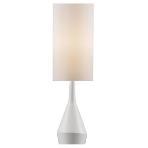 Trans Globe Clive TABLE LAMP CERAMIC VASE WH in White Finish Model: RTL-9171 WH