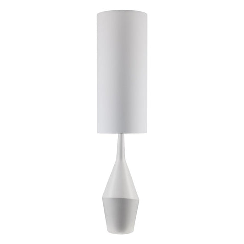 Trans Globe Clive TABLE LAMP CERAMIC VASE WH in White Finish Model: RTL-9171 WH
