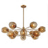 Trans Globe Clusters 12 Light PENDANT XIA CHAMPAGNE AG in Antique Gold Finish Model: PND-2127 AG