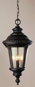 Trans Globe Commons 17 Inch Hanging Lantern in Black Finish Model: 5049 BK