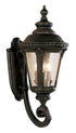 Trans Globe Commons 3 Light UP MED WALL BRACKET OUTD in Black Finish Model: 5041 BK