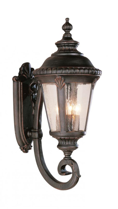 Trans Globe Commons 4 Light UP LARGE WALL BRACKET OUTD in Black Finish Model: 5042 BK