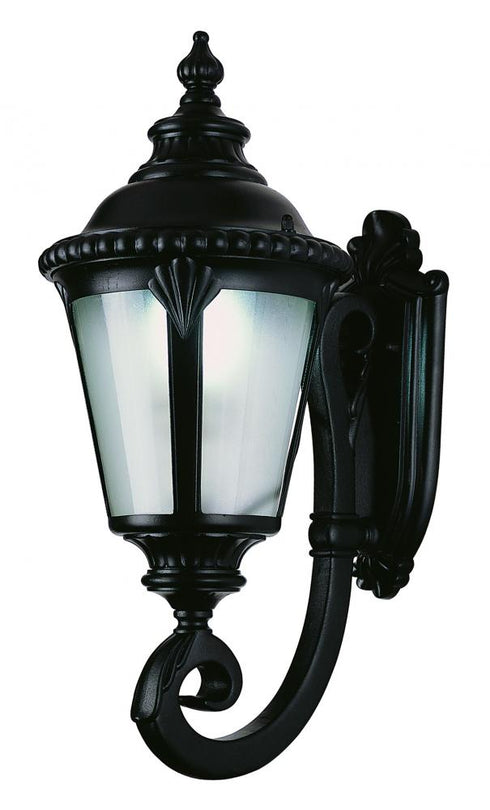 Trans Globe Commons 4 Light UP LARGE WALL BRACKET OUTD in Black Finish Model: 5042 BK