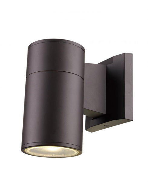 Trans Globe Compact LED MODERN OUTD WALL SCONCE SM in Black Finish Model: LED-50020 BK
