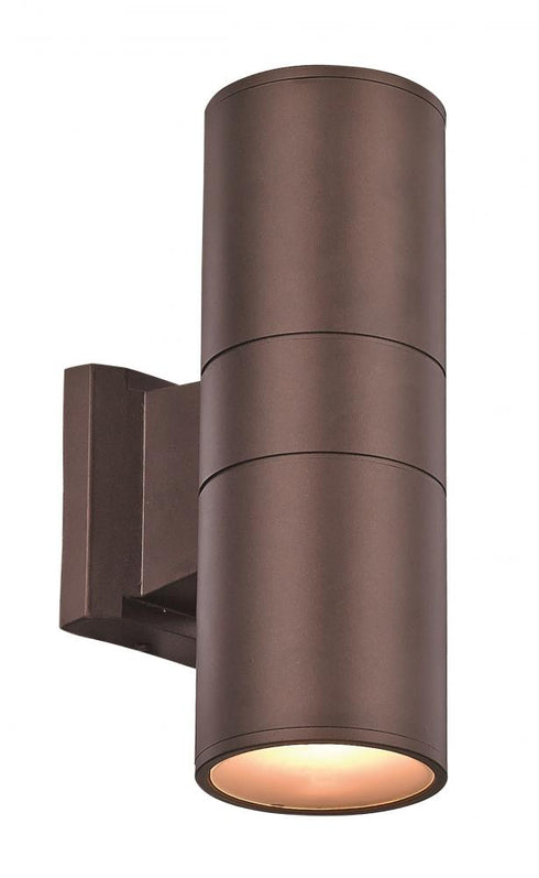 Trans Globe Compact LED OUTD WALL CLASSIC CYLINDER in Black Finish Model: LED-40960 BK