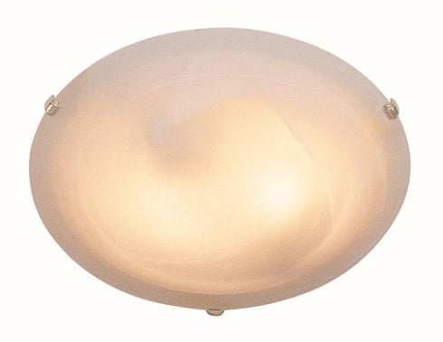 Trans Globe Cracka 20 Inch Flush Mount Indoor Ceiling Light in Brushed Nickel Finish Model: 58702 BN