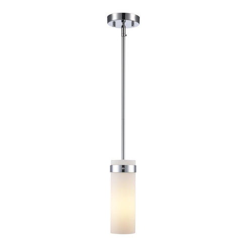 Trans Globe Crosby 1 Light Cylindrical Mini Pendant Model: PND-2176 PC