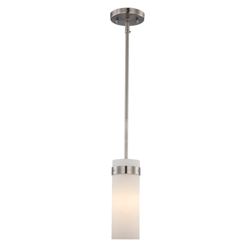 Trans Globe Crosby 1 Light Cylindrical Mini Pendant Model: PND-2176 PC