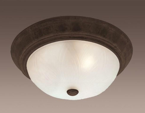 Trans Globe Del Mar 11 Inch Flush Mount Ceiling Light in Brushed Nickel Finish Model: 58800 BN