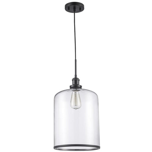 Trans Globe Dorina Single Light Clear Glass Mini Pendant Model: PND-2185 BK