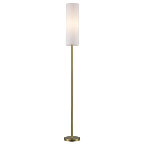 Trans Globe Dorris 1 Light FLOOR LAMP 67 Inch SLENDER STY in Antique Gold Finish Model: RTL-9167 AG