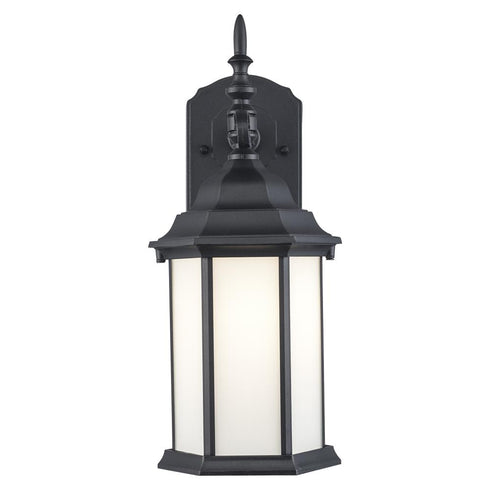 Trans Globe Eldlight 1 Light Outdoor Wall Lantern in Black Finish Model: 51630 BK