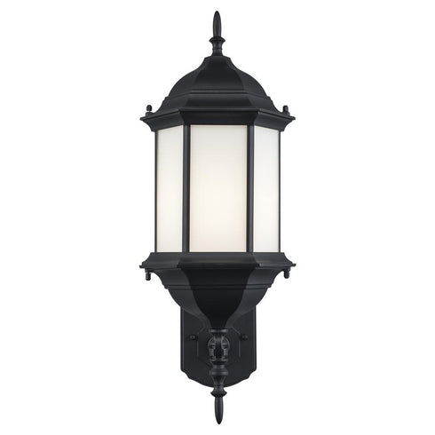 Trans Globe Eldlight 1 Light Outdoor Wall Lantern in Black Finish Model: 51633 BK
