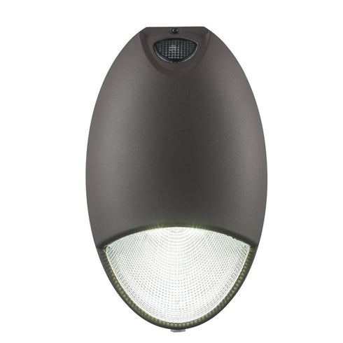 Trans Globe Emergency LED OUTDOOR EM With SENSOR BZ in Bronze Finish Model: EM-6003 BZ