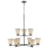 Trans Globe Fifer Chandeliers in Black Model: 71809 BK