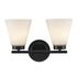 Trans Globe Fifer Vanity Lighting in Black Model: 71802 BK
