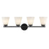 Trans Globe Fifer Vanity Lighting in Black Model: 71804 BK