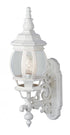Trans Globe Francisco 1 Light Outdoor Beveled Glass Coach Model: 4050 WH