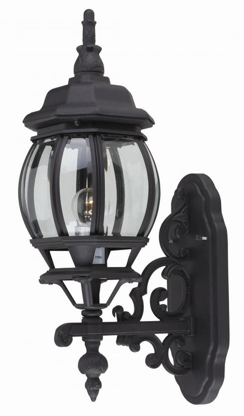 Trans Globe Francisco 1 Light Outdoor Beveled Glass Coach Model: 4050 WH