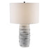 Trans Globe Garrison TABLE LAMP GRAY STONE WH Model: RTL-9177 GRY