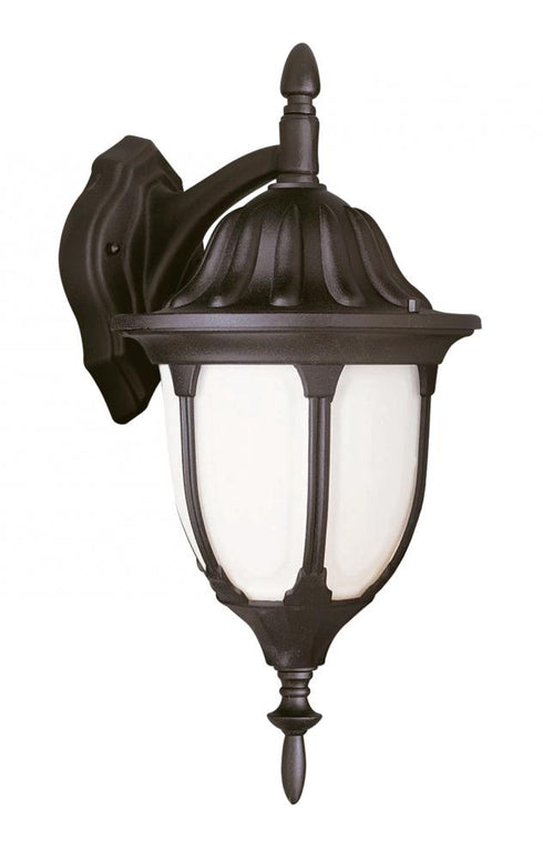 Trans Globe Hamilton 1 Light DOWN WALL LANTERN in Black Finish Model: 4048 BK