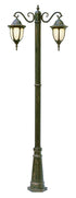 Trans Globe Hamilton 2 Light POLE DWN LANTERNS in Black Finish Model: 4043 BK
