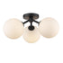 Trans Globe Haskell Flush Mount Lighting Antique Gold Model: 11613 AG