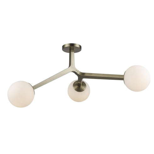 Trans Globe Haskell Flush Mount Lighting Black Model: 11633 BK