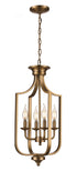 Trans Globe Hillcrest 22 In. High Antique Gold 4 Light Model: 11214 AG