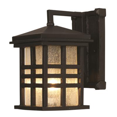 Trans Globe Huntington 1 Light Craftsman Inspired Seeded Model: 4635 BK