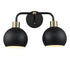 Trans Globe Indigo Vanity Lighting Blac Antique Gold Model: 22532 BKAG-BK