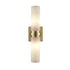 Trans Globe Isla 2 Light Spanish Alabaster Wall Sconce in Antique Gold Finish Model: 22690 AG
