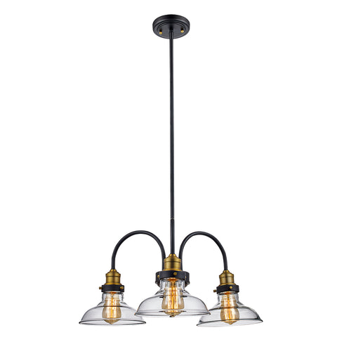 Trans Globe Jackson 24 Inch wide Pendant in Rubbed Oil Bronze Finish Model: 70825 ROB