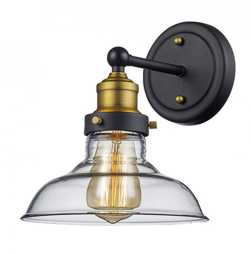 Trans Globe Jackson 8 Inch wide Sconce in Rubbed Oil Bronze Finish Model: 70821 ROB