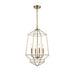 Trans Globe Journey Chandeliers Antique Gold Model: 11484 AG