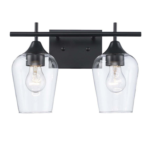 Trans Globe Kieran Vanity Lighting in Black Model: 71832 BK