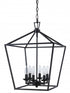 Trans Globe Lacey 16 Inch Pendant Style Cage Chandelier Model: 10266 ASL
