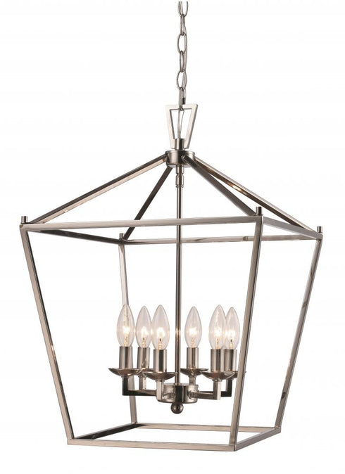 Trans Globe Lacey 16 Inch Pendant Style Cage Chandelier Model: 10266 ASL