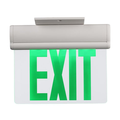 Trans Globe LED EXIT SIGN CLEAR With GREEN Light in Clear Green Finish Model: EM-6001 CL-GR