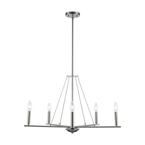 Trans Globe Linden Pendant Lights Brushed Nickel Model: 11645 BN