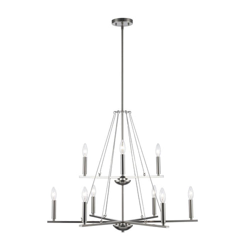 Trans Globe Linden Pendant Lights Brushed Nickel Model: 11649 BN