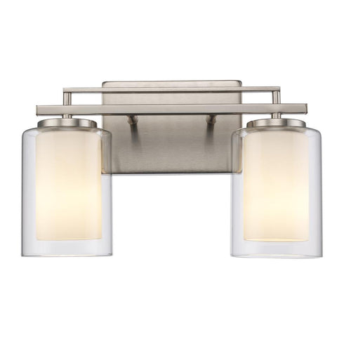 Trans Globe Lisbon Vanity Lighting Brushed Nickel Model: 22482 BN