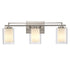 Trans Globe Lisbon Vanity Lighting Brushed Nickel Model: 22483 BN