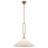 Trans Globe Lumidrop 1 Light 21.5 Inch PENDANT GEOMETRIC AG in Antique Gold Finish Model: PND-2255 AG