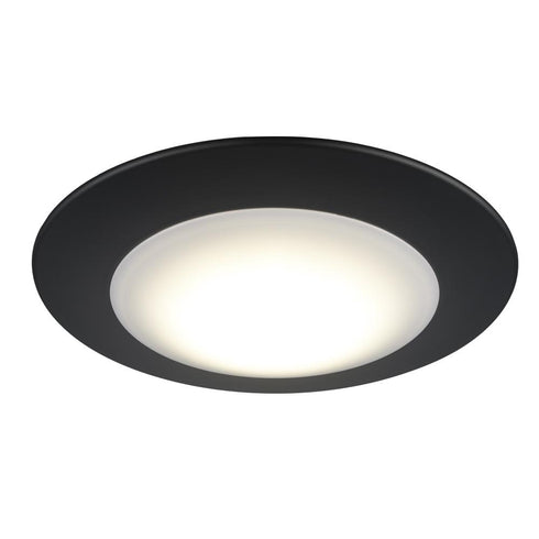 Trans Globe Lunaire 15 WATT LED SLIM DISK BK in Black Finish Model: LED-30099 BK