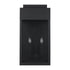 Trans Globe Marley Outdoor Wall Lights in Black Model: 51522 BK