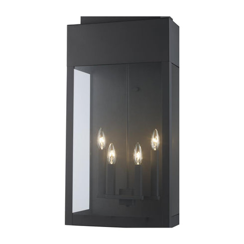 Trans Globe Marley Outdoor Wall Lights in Black Model: 51523 BK