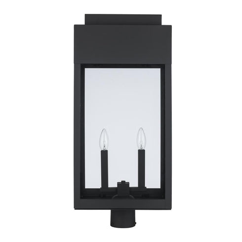 Trans Globe Marley Post Lantern in Black Model: 51525 BK