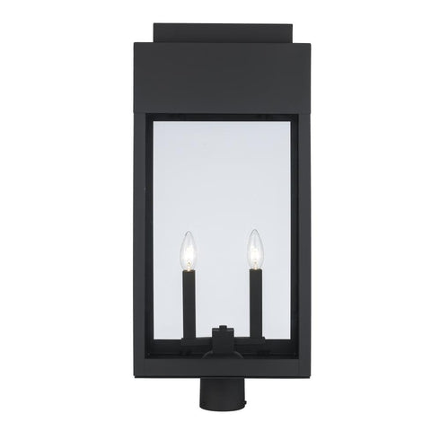 Trans Globe Marley Post Lantern in Black Model: 51525 BK